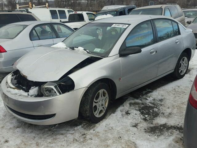 1G8AJ52F34Z112674 - 2004 SATURN ION LEVEL SILVER photo 2