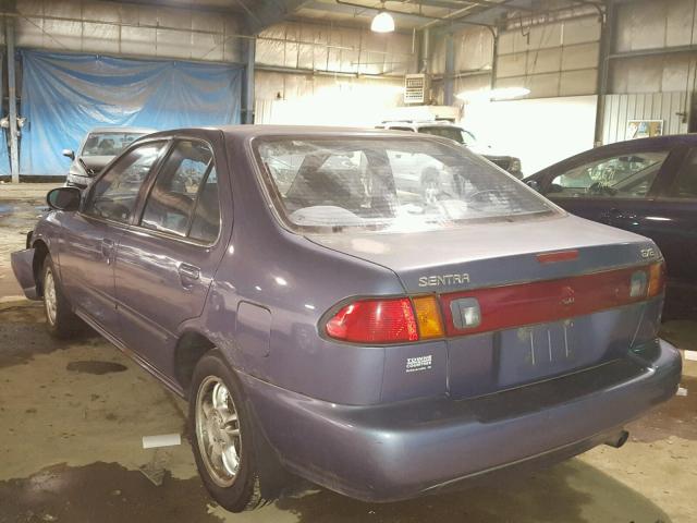 3N1AB41D6XL107397 - 1999 NISSAN SENTRA BAS BLUE photo 3