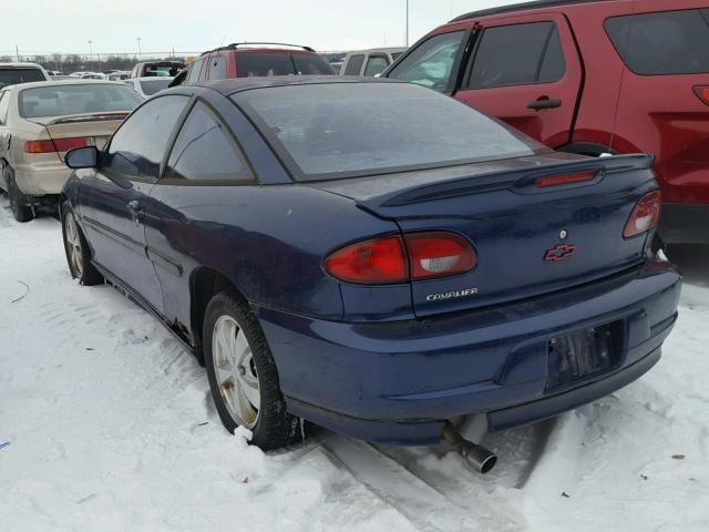 1G1JH12TX27175322 - 2002 CHEVROLET CAVALIER Z BLUE photo 3