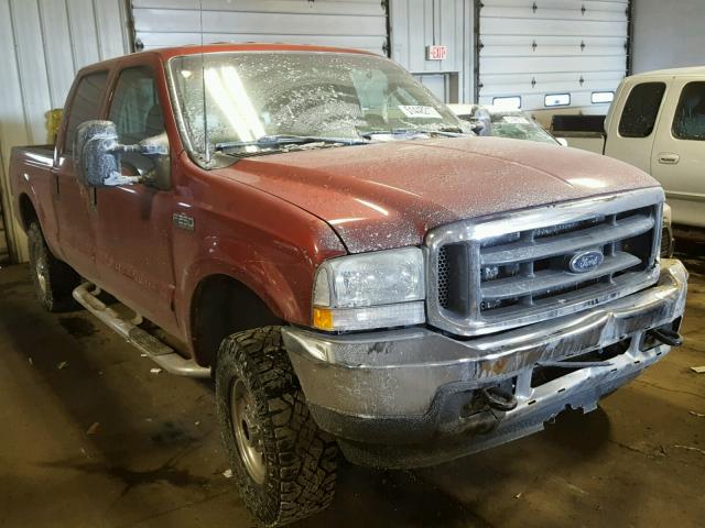 1FTNW21L63EA14095 - 2003 FORD F250 SUPER RED photo 1