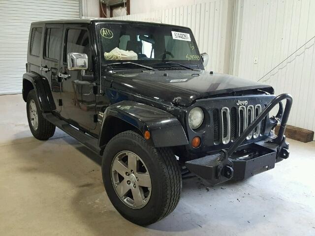 1J4GA59118L504338 - 2008 JEEP WRANGLER U BLACK photo 1