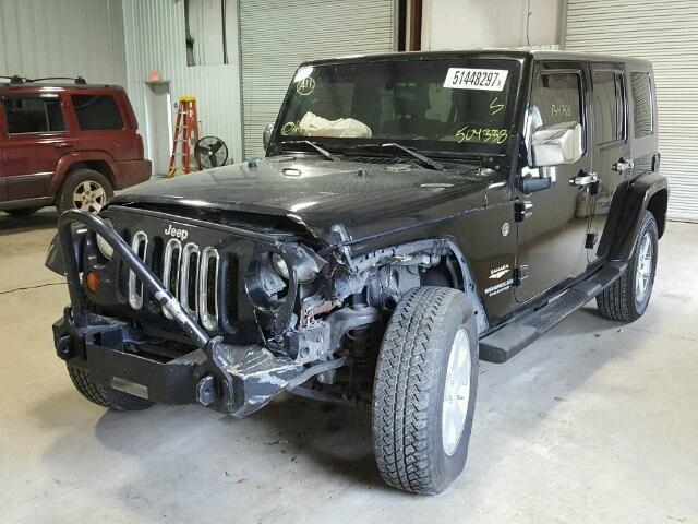 1J4GA59118L504338 - 2008 JEEP WRANGLER U BLACK photo 2