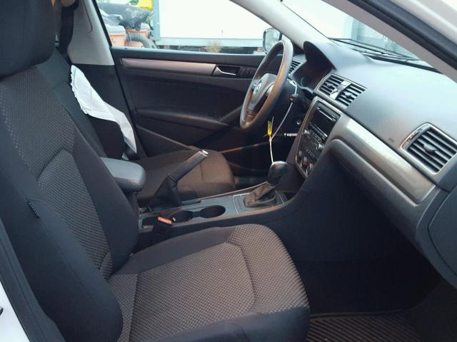 1VWAT7A39FC014819 - 2015 VOLKSWAGEN PASSAT S თეთრი ფოტო 5