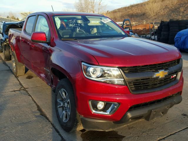 1GCGTDEN3H1203438 - 2017 CHEVROLET COLORADO Z RED photo 1