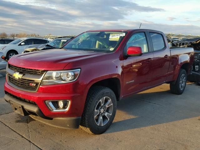 1GCGTDEN3H1203438 - 2017 CHEVROLET COLORADO Z RED photo 2