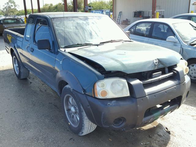 1N6DD26S32C303783 - 2002 NISSAN FRONTIER K GREEN photo 1