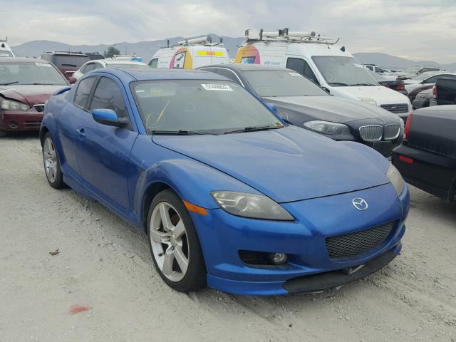 JM1FE173340111228 - 2004 MAZDA RX8 BLUE photo 1