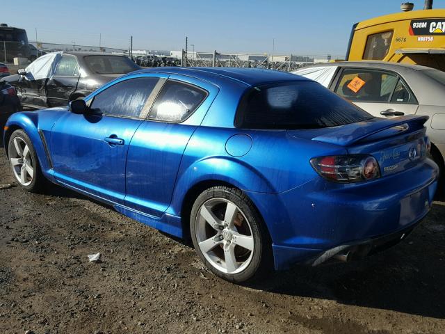 JM1FE173340111228 - 2004 MAZDA RX8 BLUE photo 3