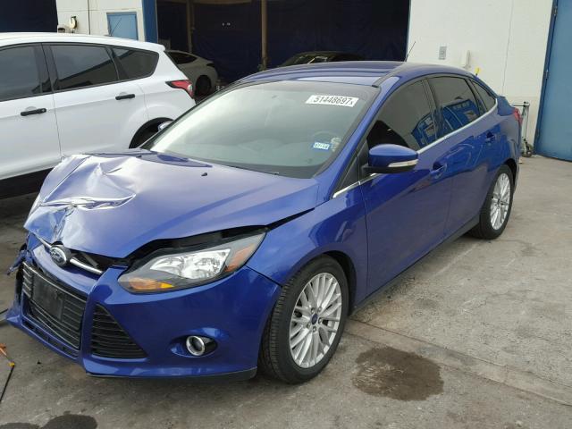 1FADP3J22EL348814 - 2014 FORD FOCUS TITA BLUE photo 2