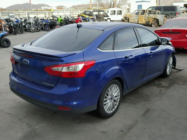 1FADP3J22EL348814 - 2014 FORD FOCUS TITA BLUE photo 4