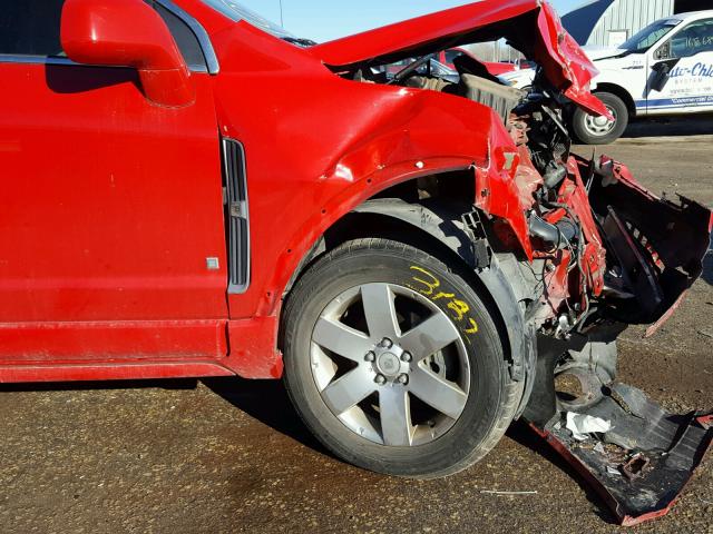 3GSCL53719S604404 - 2009 SATURN VUE XR RED photo 9