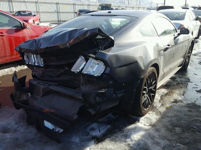 1FA6P8CF0F5413414 - 2015 FORD MUSTANG GT GRAY photo 4