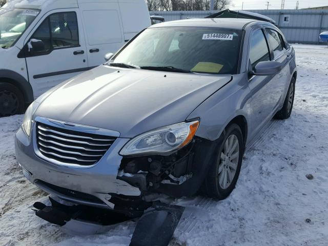 1C3CCBBGXEN106223 - 2014 CHRYSLER 200 TOURIN SILVER photo 2