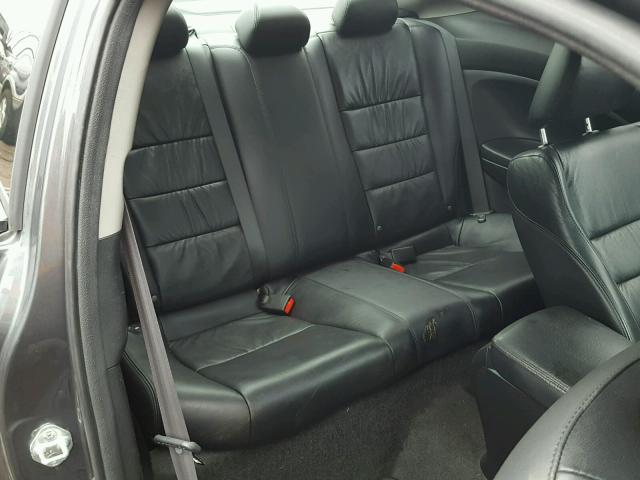 1HGCS2B84CA000976 - 2012 HONDA ACCORD EXL GRAY photo 6