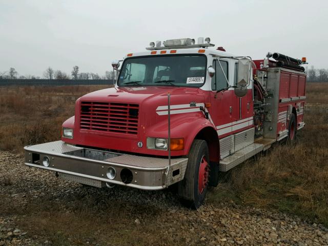 1HTSDADR42H521712 - 2002 INTERNATIONAL 4000 4900 RED photo 2