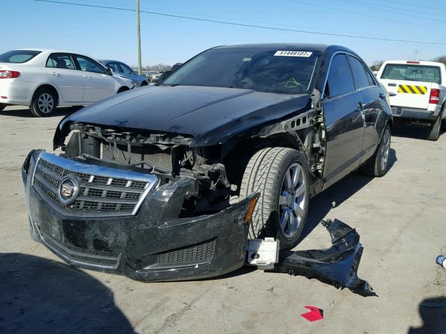 1G6AA5RA6D0111252 - 2013 CADILLAC ATS BLACK photo 2