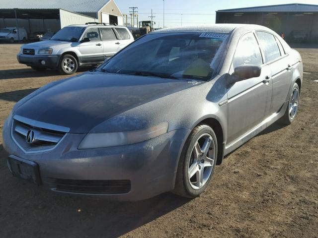 19UUA65574A026375 - 2004 ACURA TL CHARCOAL photo 2