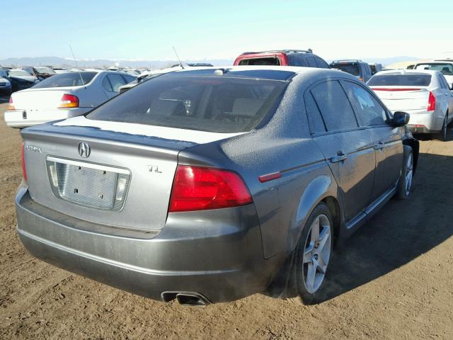 19UUA65574A026375 - 2004 ACURA TL CHARCOAL photo 4