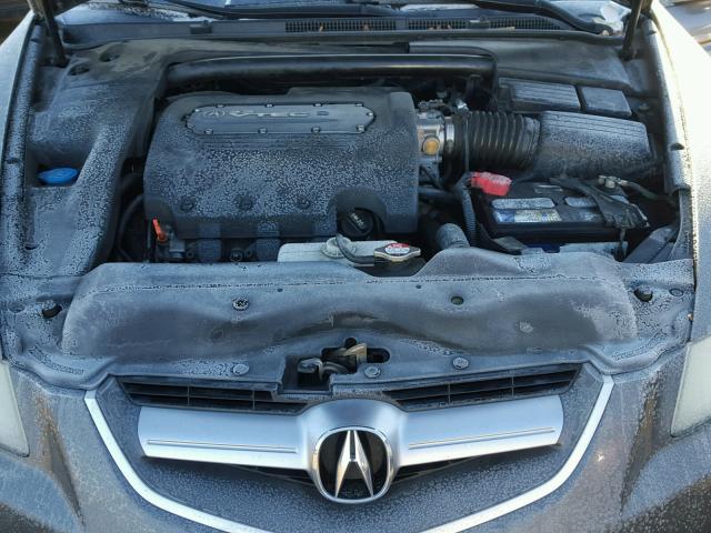 19UUA65574A026375 - 2004 ACURA TL CHARCOAL photo 7