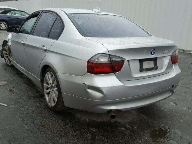 WBAVA37558NL57532 - 2008 BMW 328 I SILVER photo 3