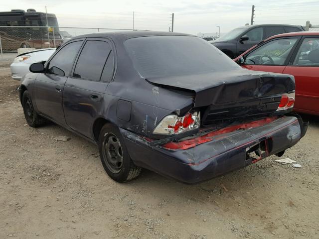 1NXBA02E6TZ440392 - 1996 TOYOTA COROLLA BLUE photo 3