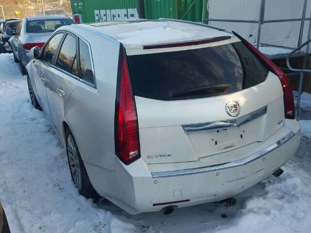 1G6DS8ED4B0110643 - 2011 CADILLAC CTS PREMIU WHITE photo 3