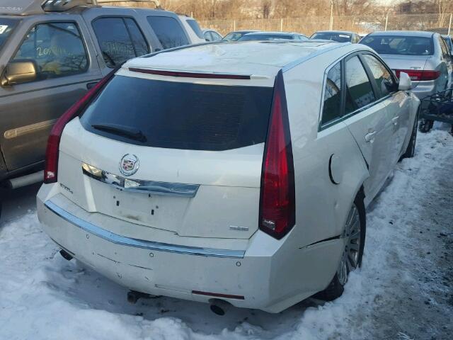 1G6DS8ED4B0110643 - 2011 CADILLAC CTS PREMIU WHITE photo 4