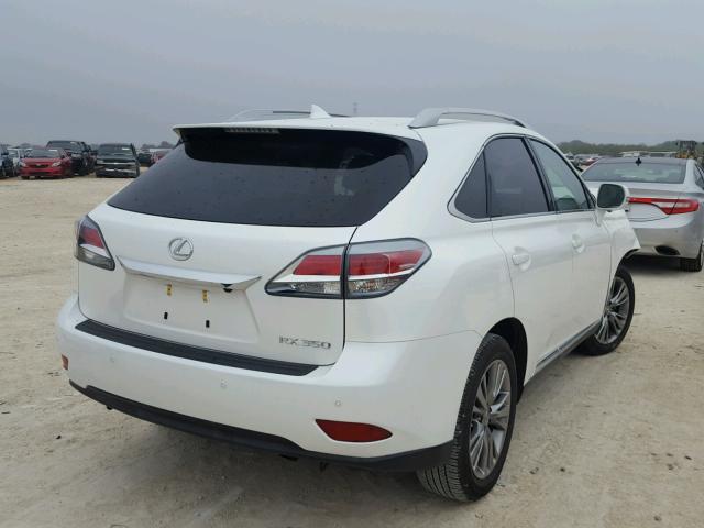 JTJZK1BA0E2012316 - 2014 LEXUS RX 350 WHITE photo 4