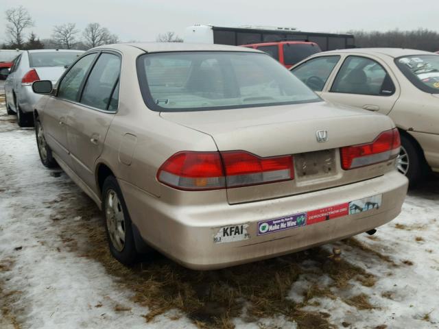 1HGCG56621A071750 - 2001 HONDA ACCORD EX TAN photo 3