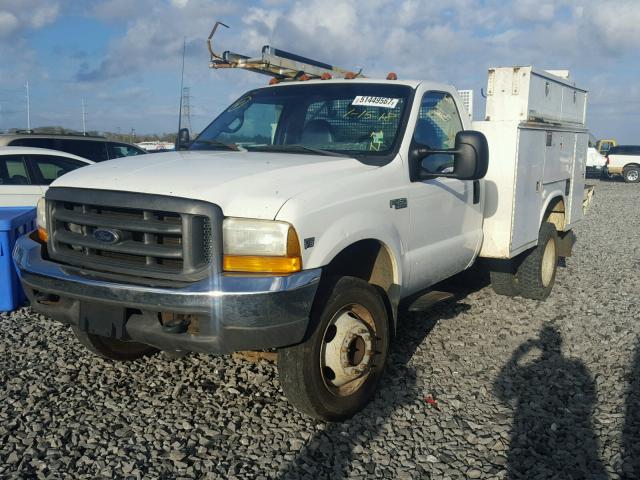 1FDXF46F2XEC06199 - 1999 FORD F450 SUPER WHITE photo 2