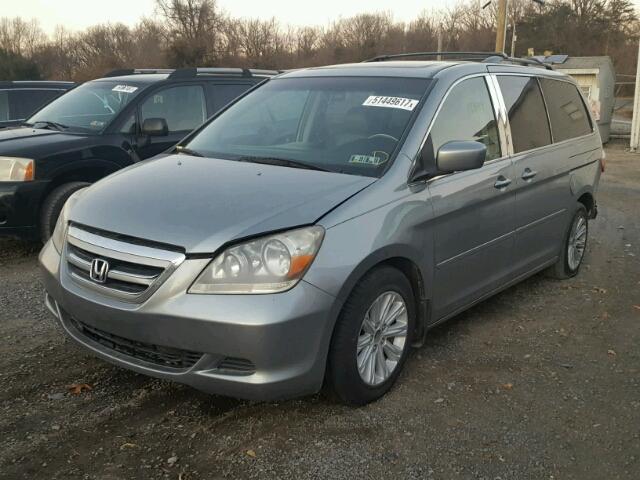 5FNRL38796B065960 - 2006 HONDA ODYSSEY EX GREEN photo 2