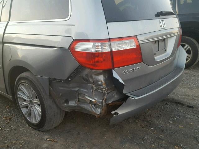 5FNRL38796B065960 - 2006 HONDA ODYSSEY EX GREEN photo 9