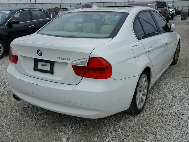 WBAVB33516PS13934 - 2006 BMW 330 I WHITE photo 4