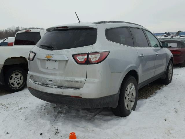 1GNKRGKD1EJ260598 - 2014 CHEVROLET TRAVERSE L SILVER photo 4