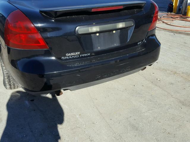 2G2WS522351222256 - 2005 PONTIAC GRAND PRIX Սև լուսանկար 9