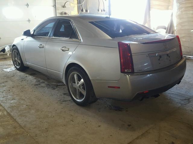 1G6DG577080165154 - 2008 CADILLAC CTS SILVER photo 3