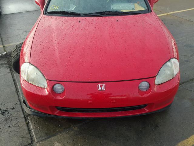 JHMEH6265SS002335 - 1995 HONDA CIVIC DEL RED photo 7