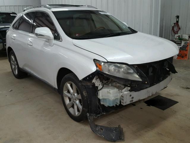 2T2ZK1BA4AC017979 - 2010 LEXUS RX 350 WHITE photo 1