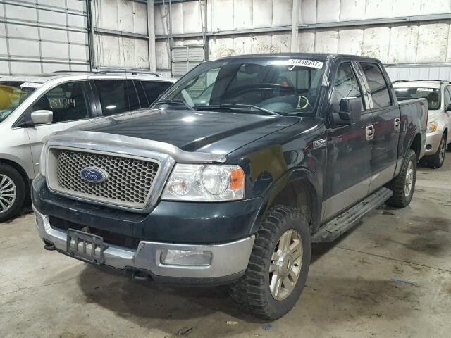 1FTPW14544KB57307 - 2004 FORD F150 SUPER GREEN photo 2