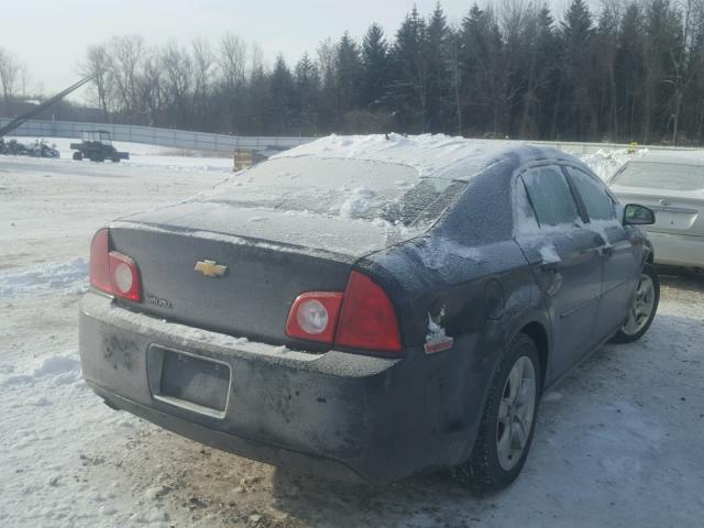 1G1ZB5EB2AF207845 - 2010 CHEVROLET MALIBU LS BLACK photo 4