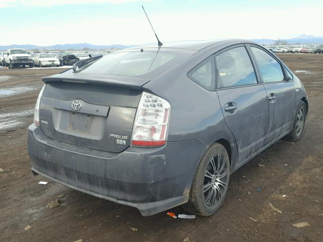 JTDKB20U073213363 - 2007 TOYOTA PRIUS GRAY photo 4