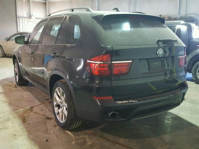 5UXZV4C56CL748180 - 2012 BMW X5 XDRIVE3 BLACK photo 3