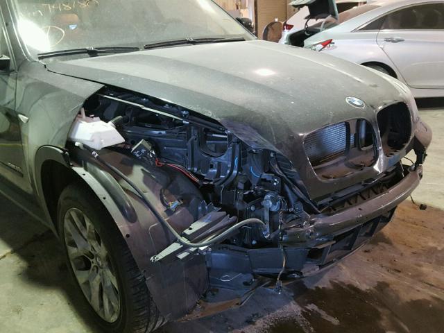 5UXZV4C56CL748180 - 2012 BMW X5 XDRIVE3 BLACK photo 9