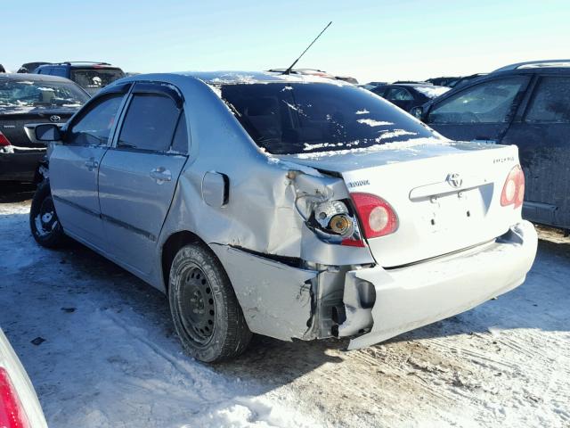 JTDBR32E870118140 - 2007 TOYOTA COROLLA CE SILVER photo 3