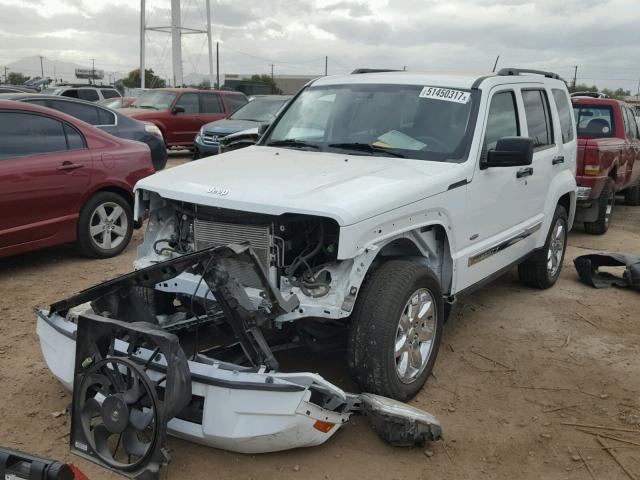 1C4PJLAK3CW213961 - 2012 JEEP LIBERTY SP WHITE photo 2