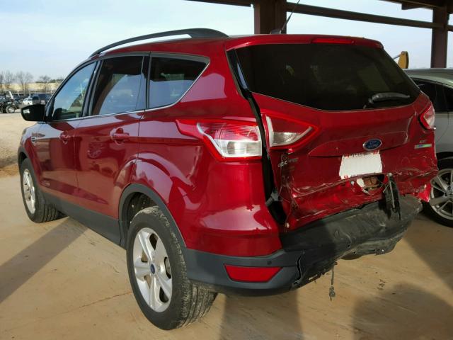 1FMCU0GX6FUB59476 - 2015 FORD ESCAPE SE RED photo 3