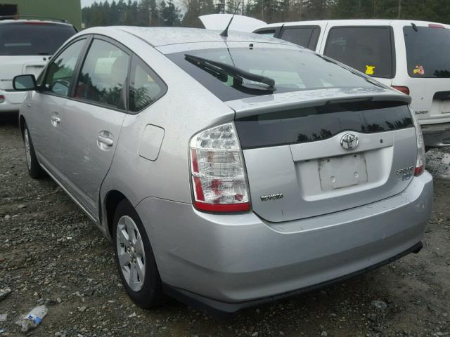 JTDKB20UX63156474 - 2006 TOYOTA PRIUS SILVER photo 3