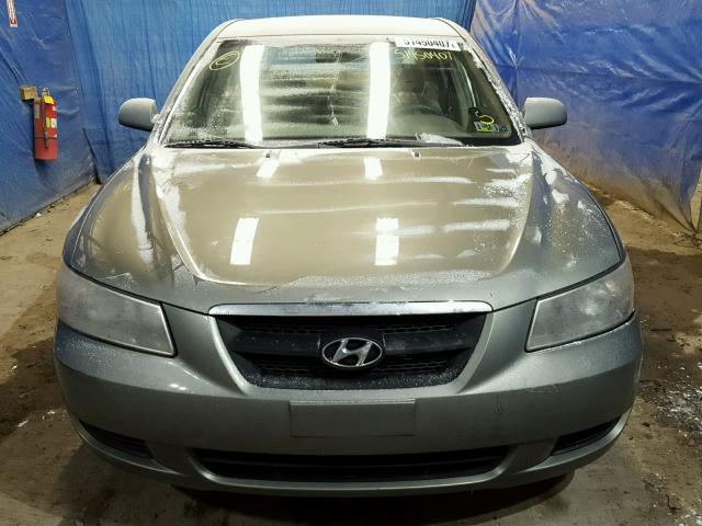 5NPET46C57H248425 - 2007 HYUNDAI SONATA GLS GREEN photo 9