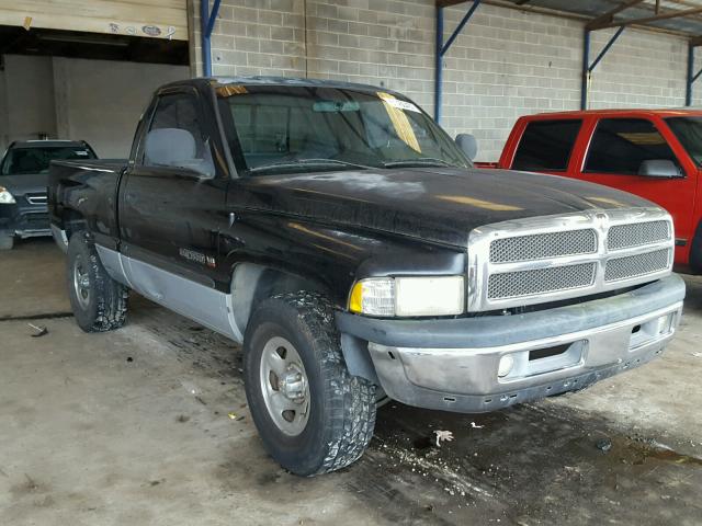 1B7HC16Y2WS544820 - 1998 DODGE RAM 1500 BLACK photo 1