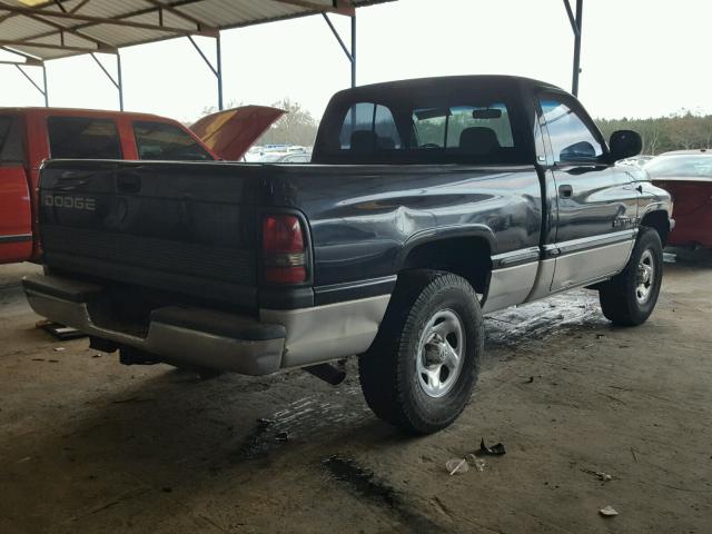 1B7HC16Y2WS544820 - 1998 DODGE RAM 1500 BLACK photo 4